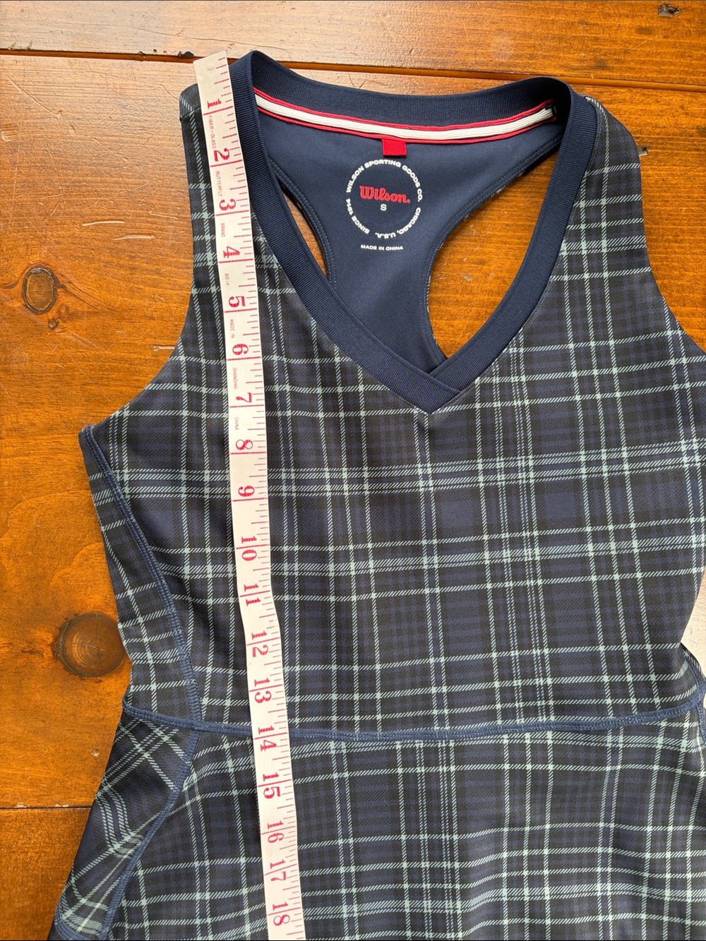 Wilson Tennis Dress Blackwatch Plaid Sz S - Picture 7 of 10
